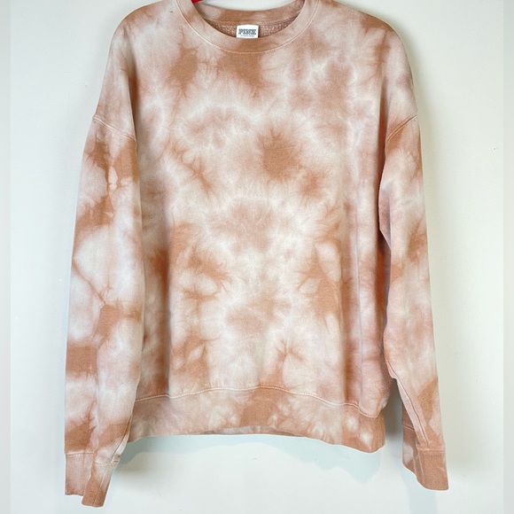 PINK Victoria's Secret Sweaters - Pink Victoria Secret Tie-Dye Pull Over Sweater oversized XS Womens